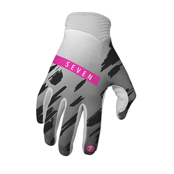 כפפות רכיבה סבן ורוד/לבן ZERO CLASH GLOVE