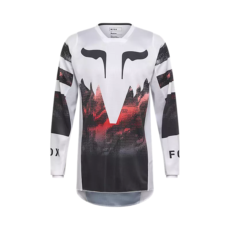 חולצת רכיבה פוקס לבן אדום – FOX 180 Kairos Jersey