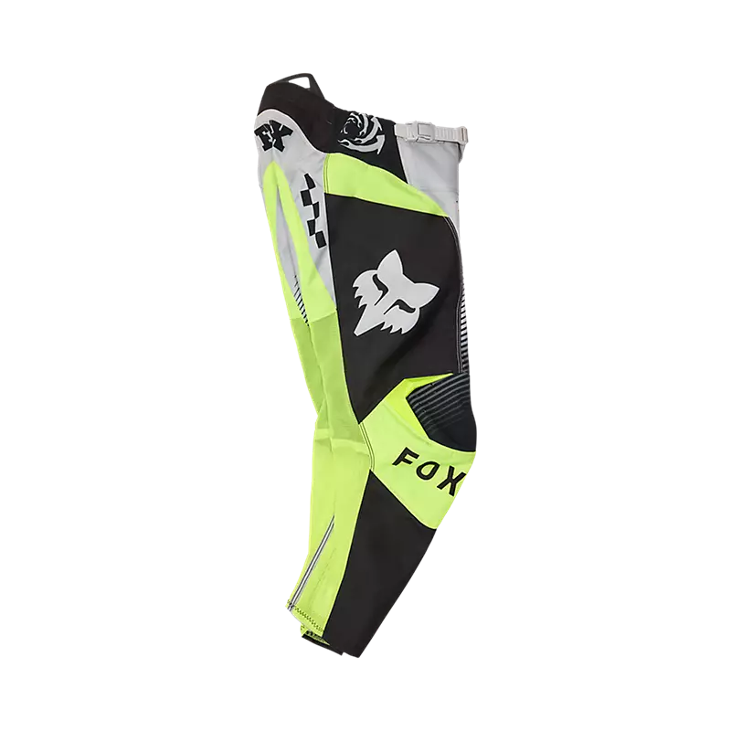 מכנסי רכיבה נוער פוקס אפור צהוב – FOX YOUTH 180 Collect Pant