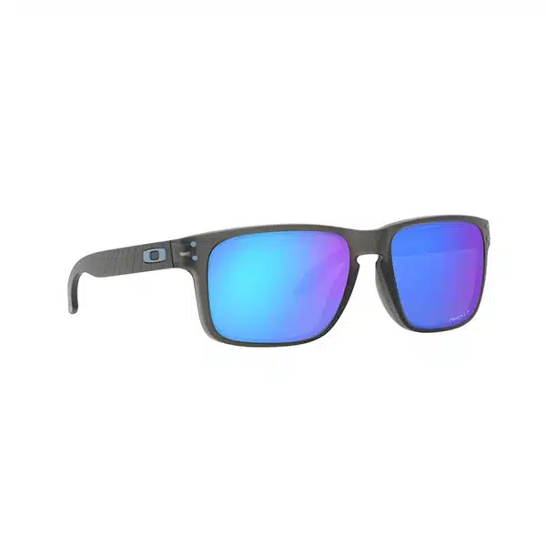 משקפי שמש אוקלי אפור מט – OAKLEY HOLBROOK MATTE GREY SMOKE PRIZM SAPPHIRE POLARIZED