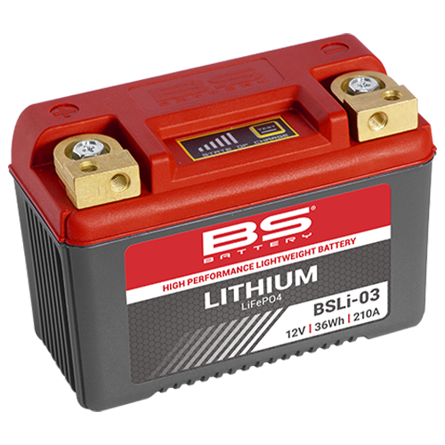 מצבר ליתיום לאופנוע BS Battery bsli-03