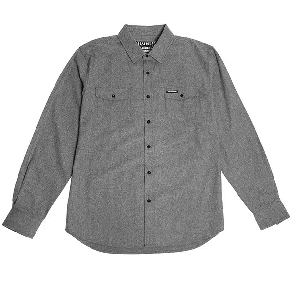 חולצת פלנל פסטהאוס פחם FASTHOUSE Saturday Night Special Flannel Charcoal Heather