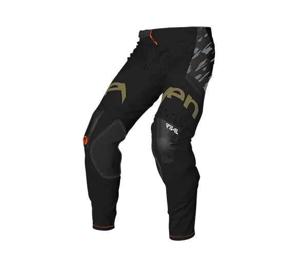 מכנס רכיבה סבן שחור/ברנדי SEVEN RIVAL CLASH PANT