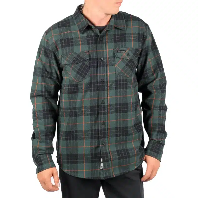 חולצת פלאנל פסטהאוס ירוק/שחור – Fasthouse Saturday Night Special Flannel