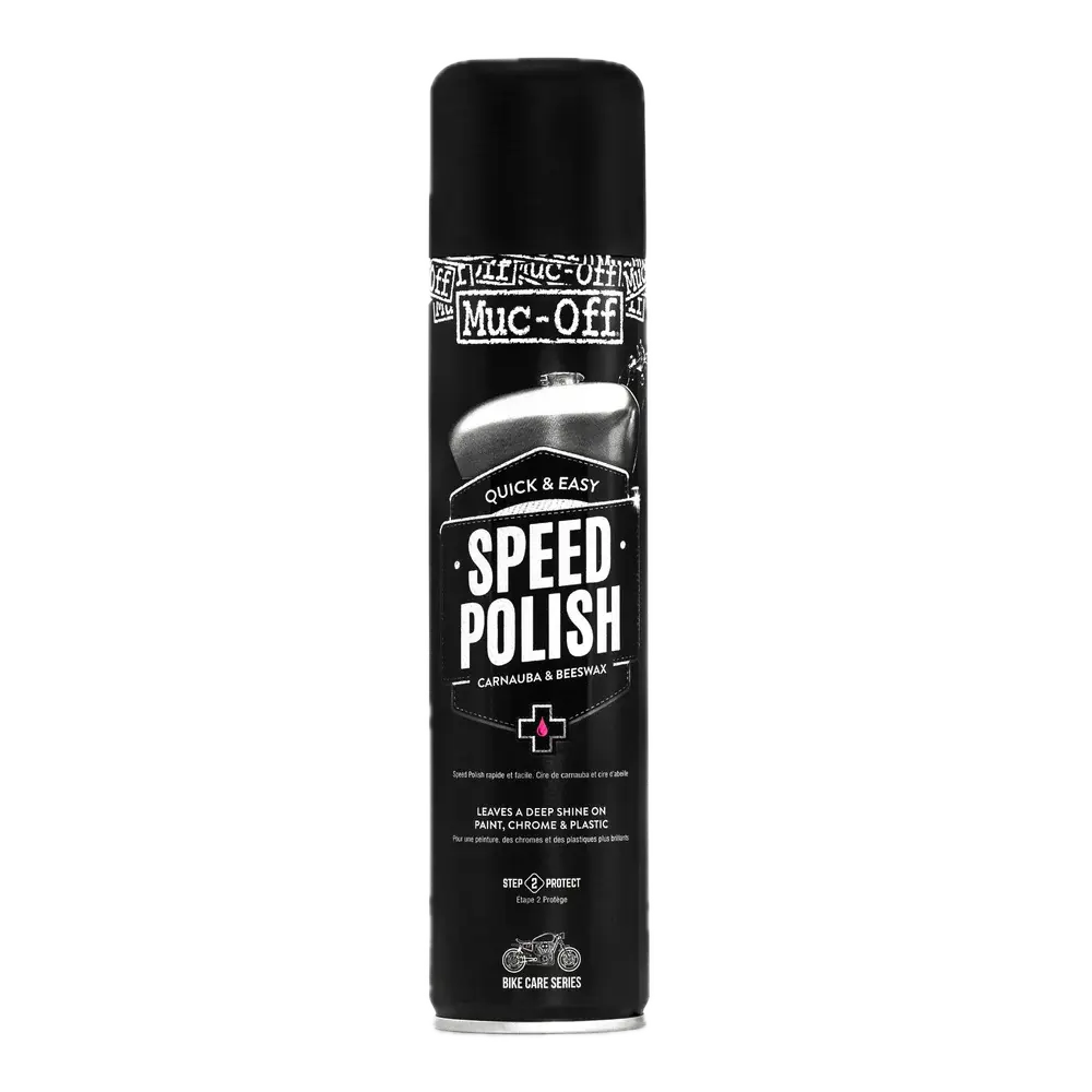 תרסיס פוליש ווקס – MUC-OFF MOTORCYCLE SPEED POLISH 400ML