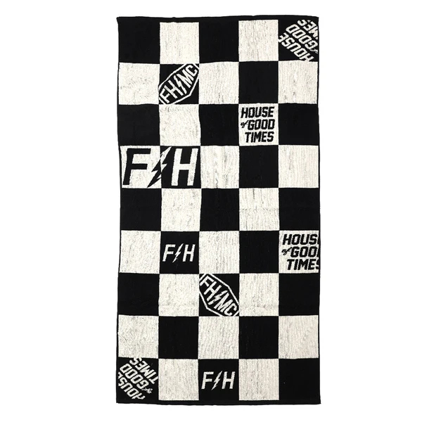 מגבת פסטהאוס שחור לבן – Fasthouse Poolside Towel Black Off White
