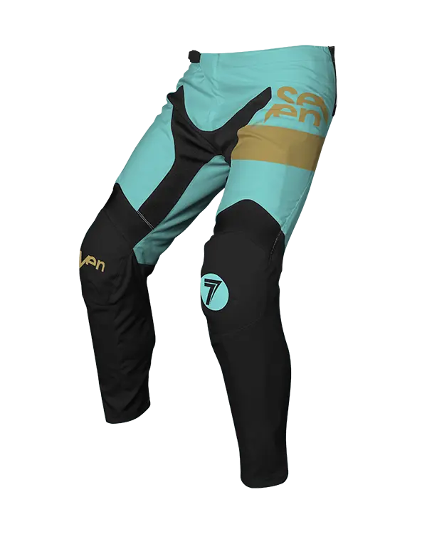מכנס רכיבה סבן תכלת/זהב VOX FRACTURE PANT