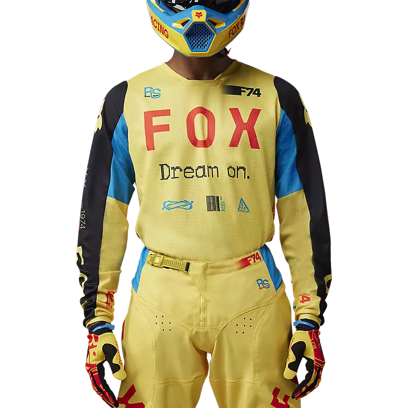 חליפת רכיבה פוקס צהוב FOX RACING 180 RACE SPEC