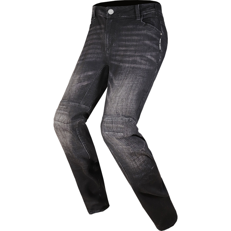 מכנס רכיבה ממוגן ג'ינס שחור ls2 Dakota Jeans