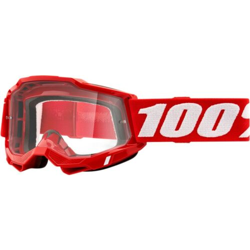 משקפי אבק אדום עדשה שקופה 100% ACCURI 2 OTG