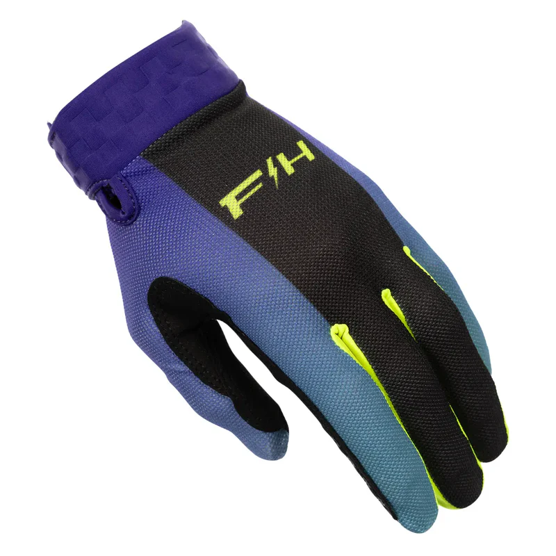 כפפות רכיבה פסטהאוס כחול שחור – Fasthouse Vapor React Glove