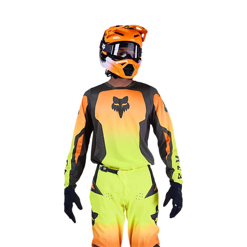 חליפת רכיבה פוקס צהוב זוהר – FOX Racing 180 Shield