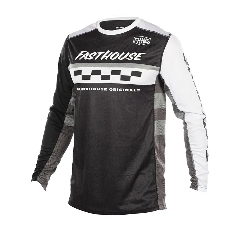 חולצת רכיבה ילדים פסטהאוס שחור אפור – Fasthouse Youth Grindhouse Atomic LS Jersey