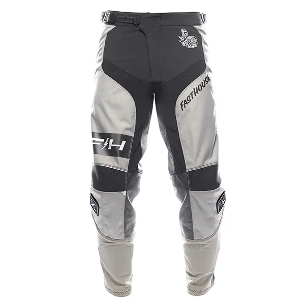 מכנס רכיבה פסטהאוס אפור/שחור/טורקיז – Fasthouse Grindhouse Club Pant Light Gray/Black/Teal