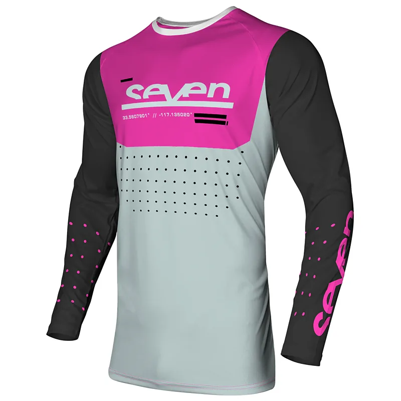 חולצת רכיבה סבן אפור בהיר – SEVEN MX Vox Aperture Jersey Mist