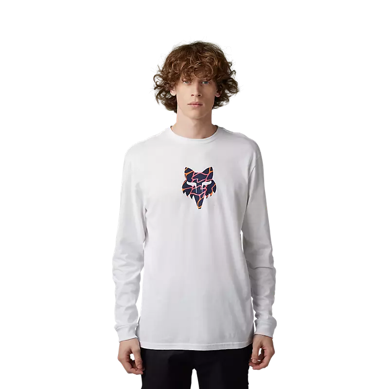 חולצה ארוכה פוקס לבן FOX Ryvr LS