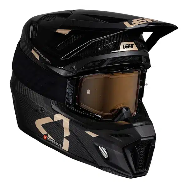 קיט קסדה ומשקף ליט קרבון  – LEATT MOTO 9.5 CARBON V25