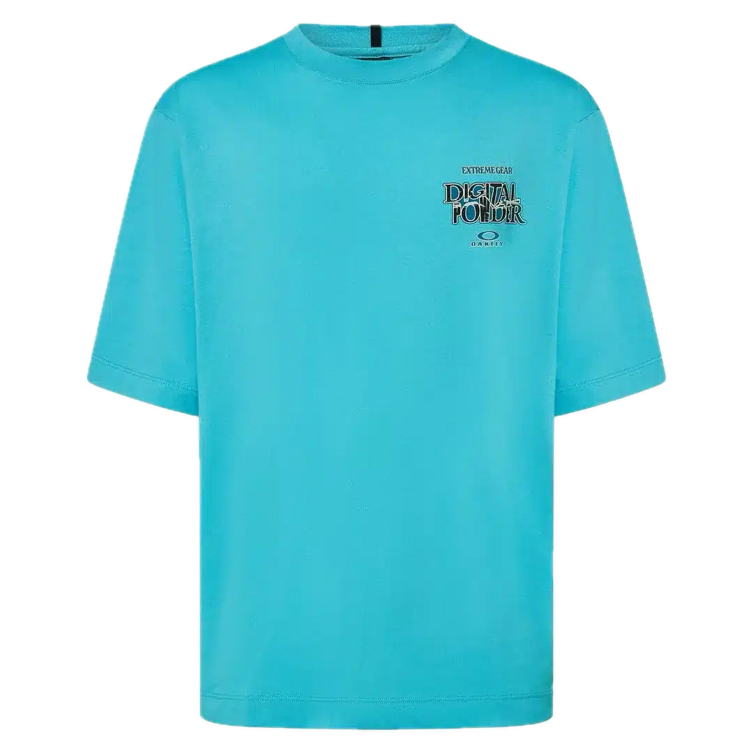 חולצת טריקו קצרה אוקלי תכלת – OAKLEY FUTURESCAPE POWDER TEE