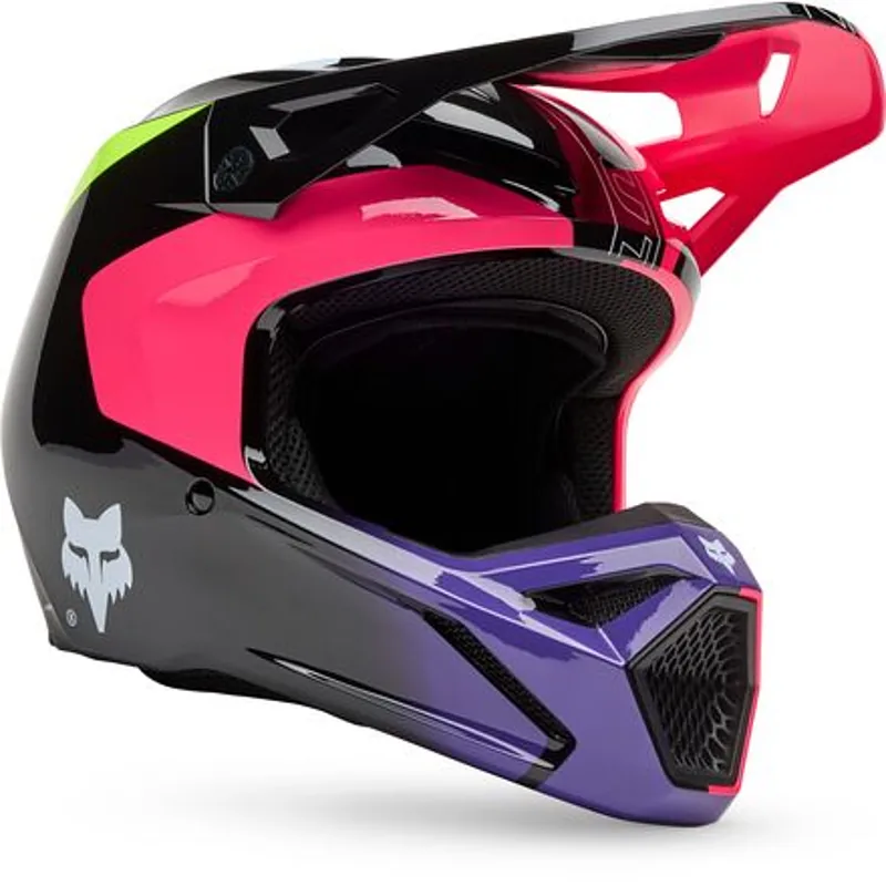 קסדת שטח ילדים פוקס ורוד – FOX YTH V1 Elevated Helmet