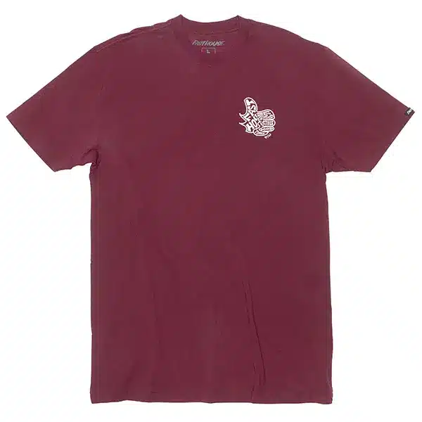 חולצת טי פסטהאוס בורדו – Fasthouse Satisfaction SS Tee Maroon