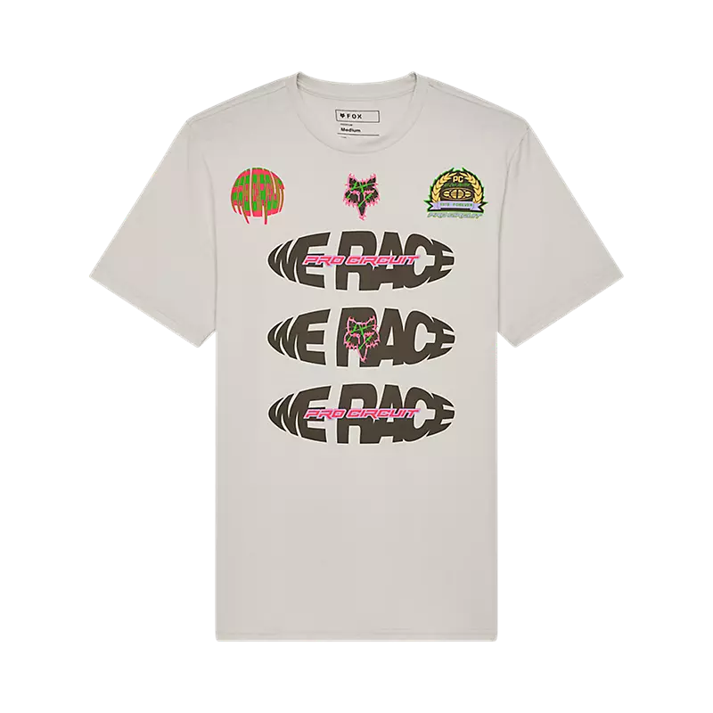חולצת T‑shirt גברים חום בהיר – Fox Racing Pro Circuit Tee