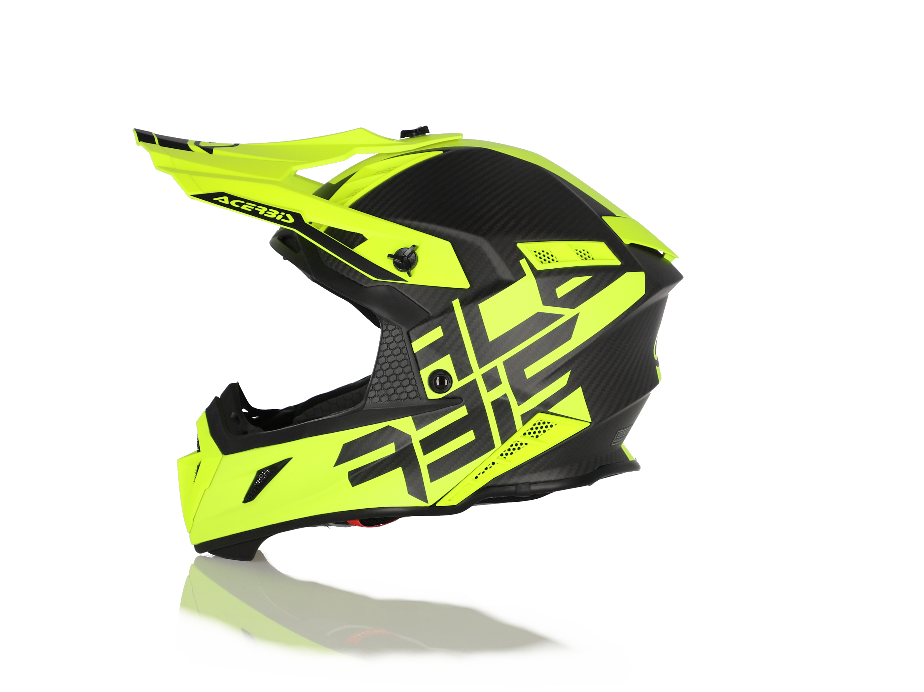 קסדה Acerbis Steel Carbon שחור צהוב