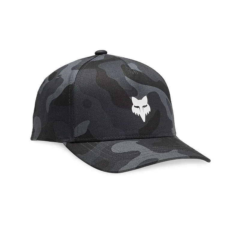כובע ילדים פוקס שחור קאמו – FOX Head Camo 110 Snapback