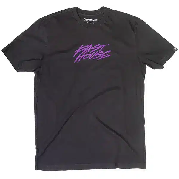 חולצת טי קצרה פסטהאוס שחור – Fasthouse Sound Check SS Tee Black