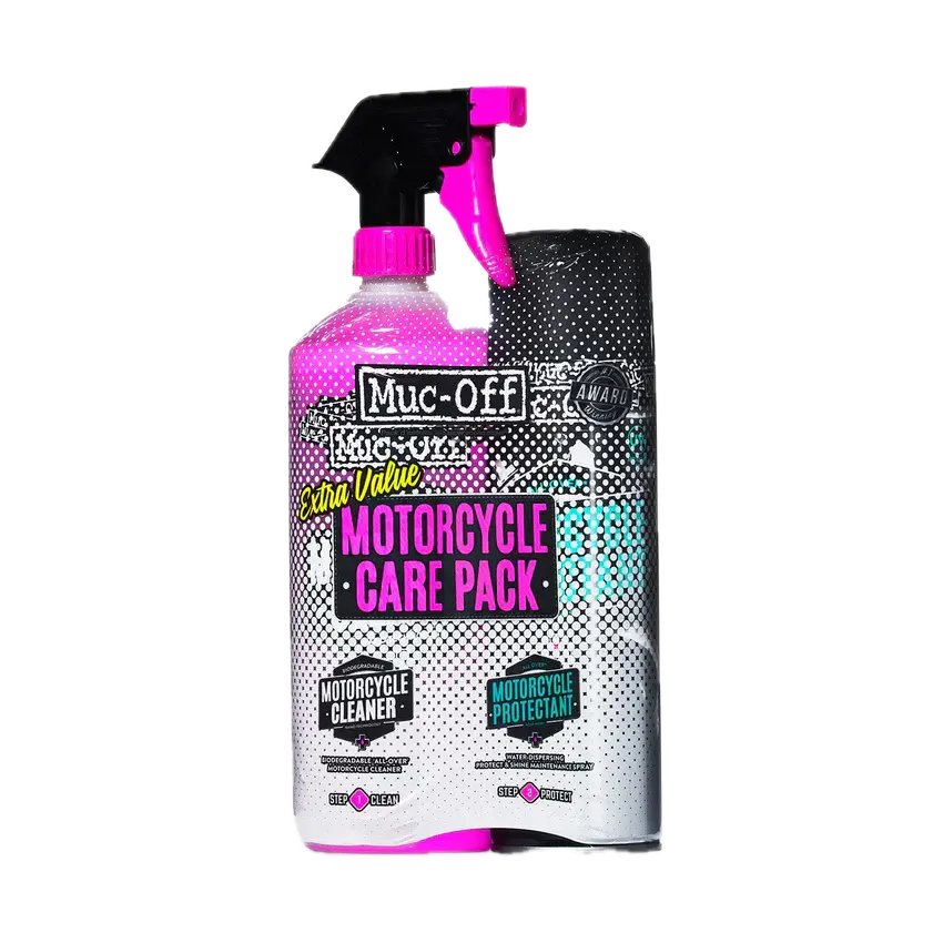 ערכת ניקוי והגנה לאופנוע – MUC-OFF MOTORCYCLE DUO CARE PACK