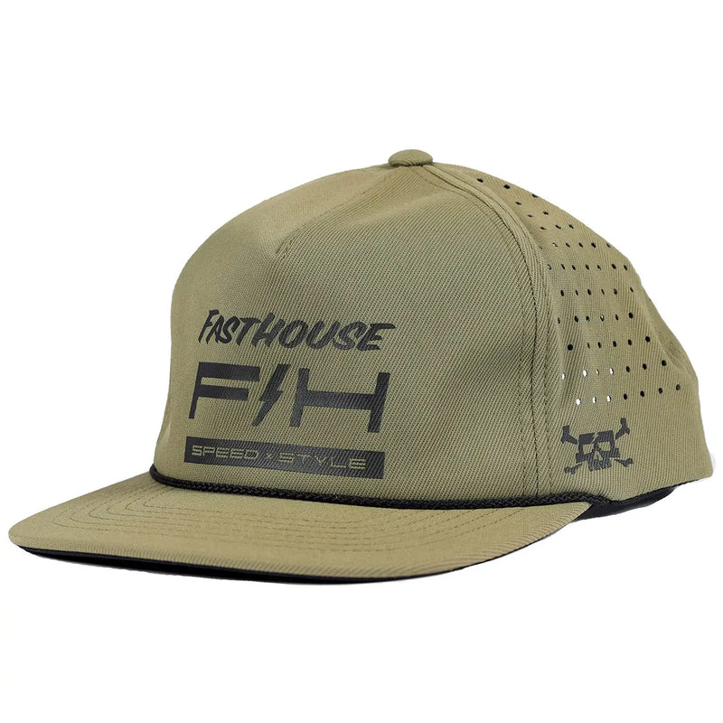 כובע פסטהאוס ירוק זית – Fasthouse Crown Low Profile Tech Hat Olive