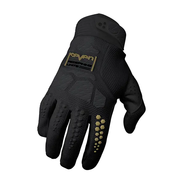כפפות רכיבה סבן שחור/זהב RIVAL ASCENT GLOVE