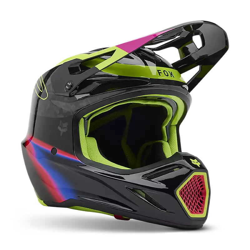 קסדה פוקס שחור FOX RACING V3 RS ENERGY